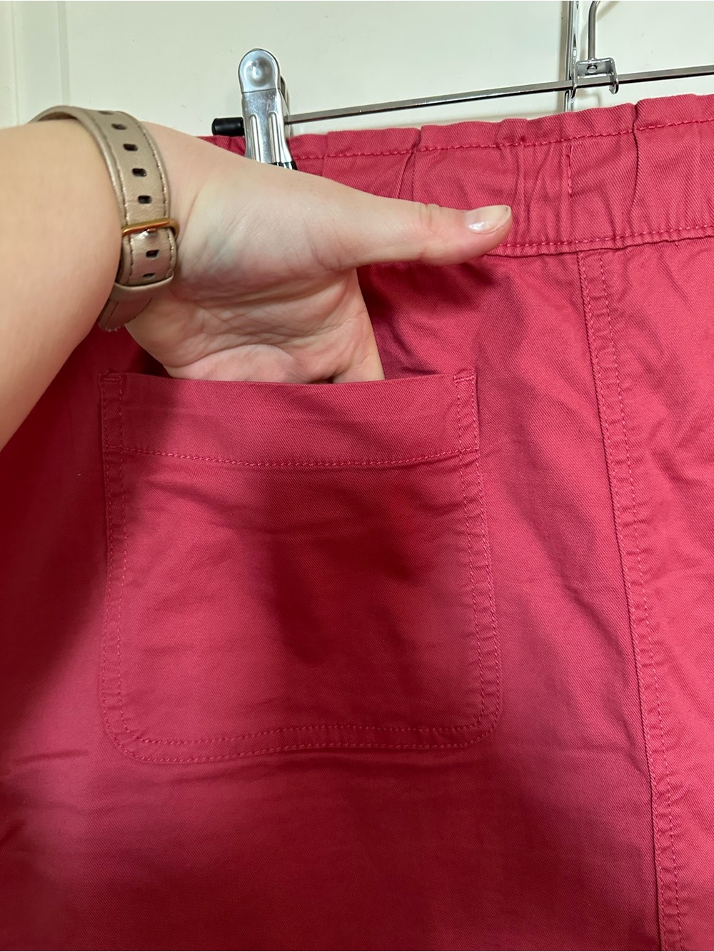 croft & barrow Raspberry Drawstring Skirt - Picture 7 of 7